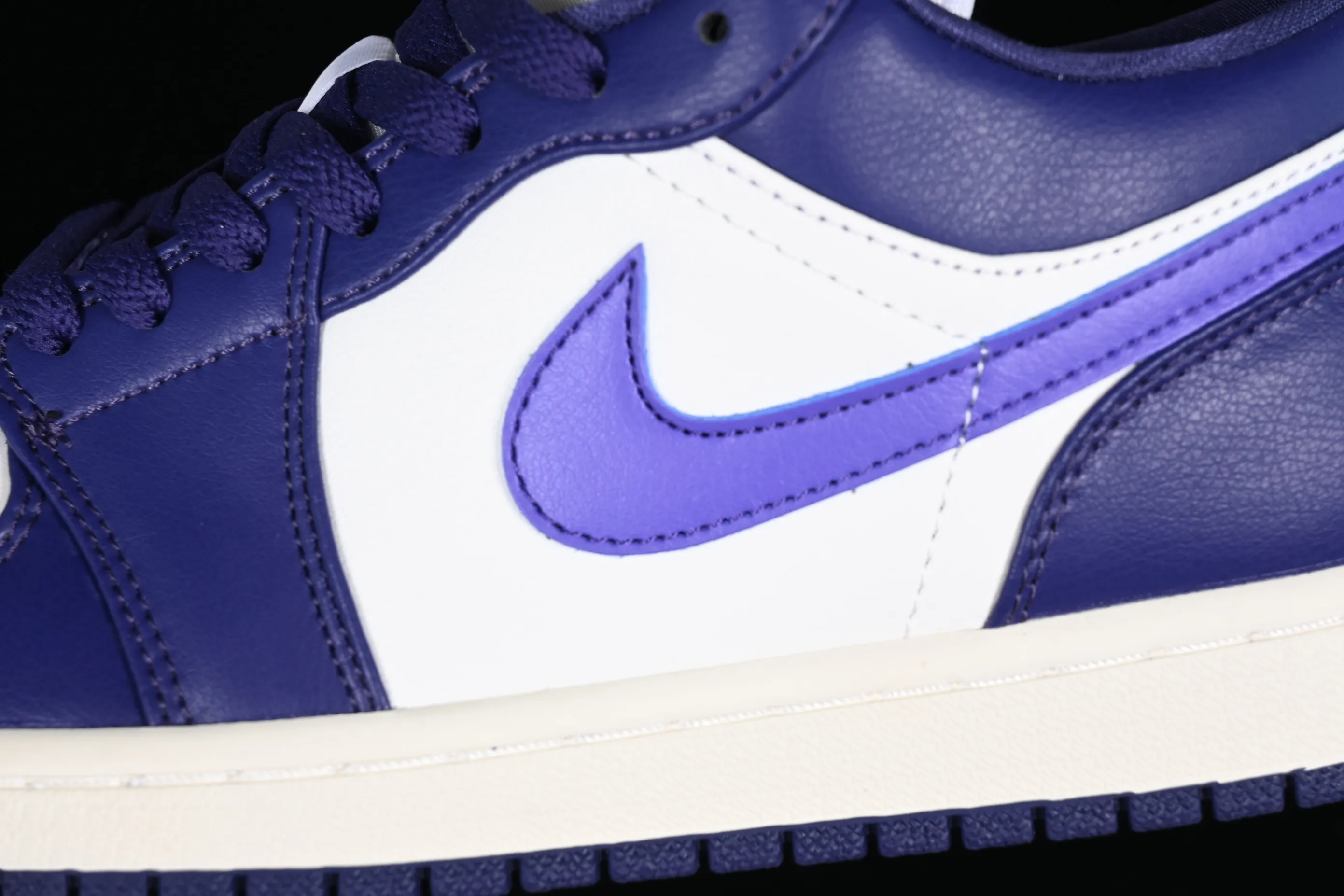 All categories Air Jordan Jordan series basketball shoes Air Jordan 1 Low Z version Air Jordan 1 Low AJ1 Joe 1 white and purple cultural low-top casual sneakers DC0774-502